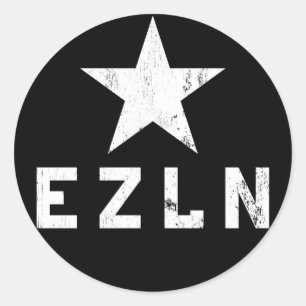 Redonda Pegatina de EZLN Zapatista