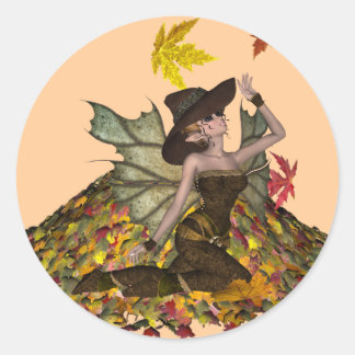Redonda Pegatina de Faery de otoño de KRW
