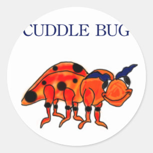 Redonda Pegatina de fallos de cuddle