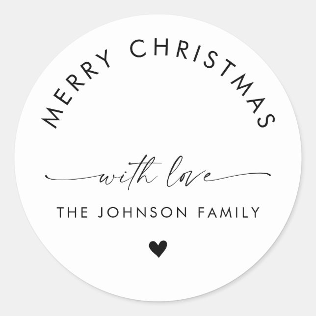 Redonda Pegatina de Favor de Boda Mint to Be | Boda Modern (Anverso)