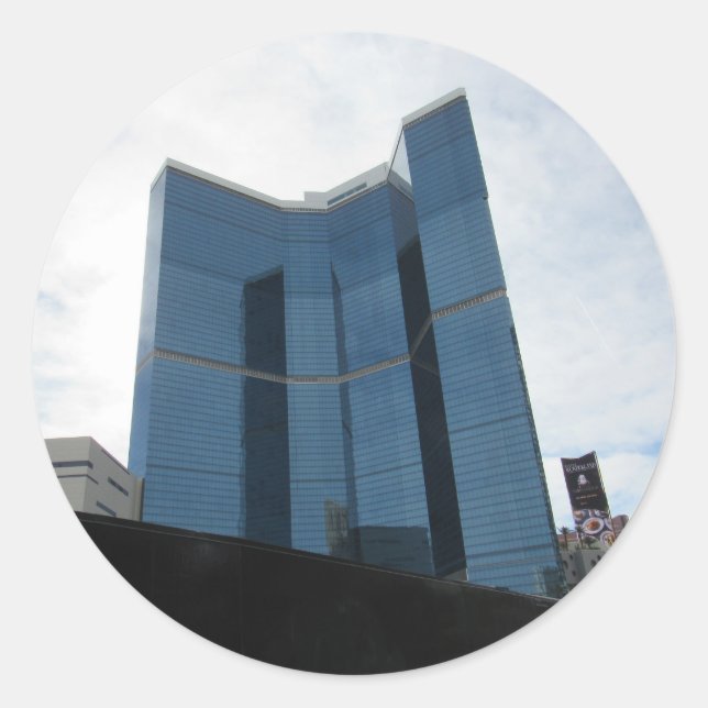 Redonda Pegatina de Fontainebleau Las Vegas 2024 (Anverso)