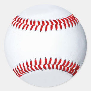 Redonda Pegatina de foto de béisbol