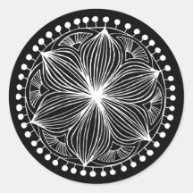 Pegatina de Frankie Mandala