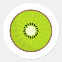 Pegatina de fruta de Kiwi
