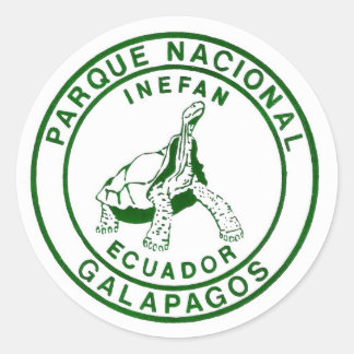 Redonda Pegatina de Galápagos