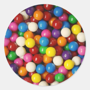 Redonda Pegatina De Goma De Burbuja