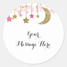 Pegatina de Gracias brillo brillo Oro Rosa