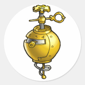 Redonda Pegatina de granadas