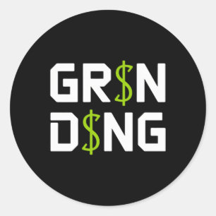 Redonda Pegatina de Grinding