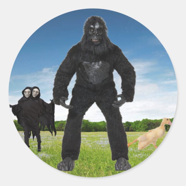 Redonda Pegatina de Guay (Anverso)