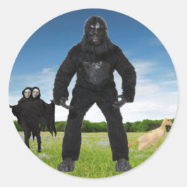 Redonda Pegatina de Guay