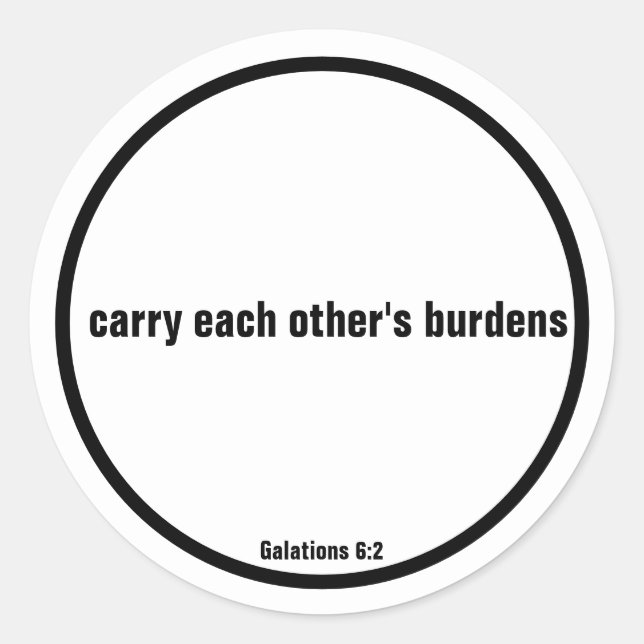 Redonda Pegatina de guiones (Anverso)