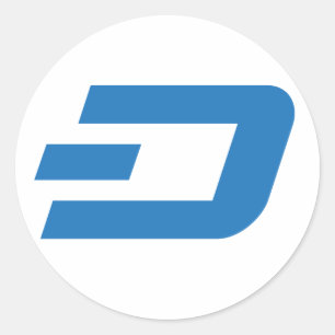 Redonda Pegatina de guiones, fondo blanco