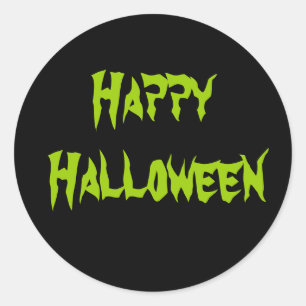 Redonda Pegatina de Halloween