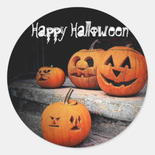 Redonda Pegatina de Halloween