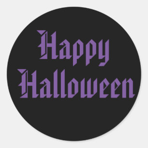 Redonda Pegatina de Halloween