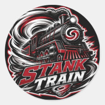 Pegatina de Hockey Stank Train Carolina