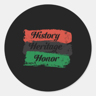 Redonda Pegatina de honor del patrimonio histórico
