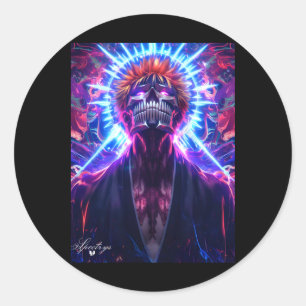 Redonda Pegatina de Ichigo Kurosaki
