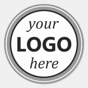 Redonda Pegatina de imágenes con logotipo de Kraft Paper G