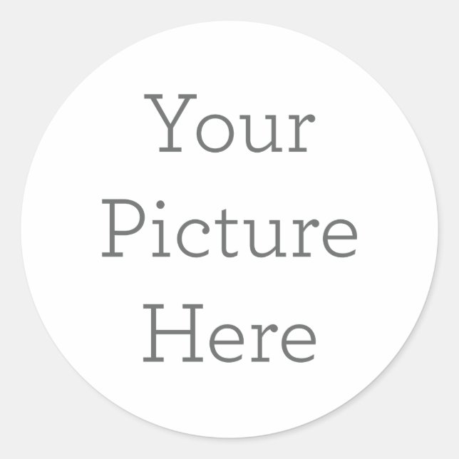 Redonda Pegatina de imágenes personalizado (Anverso)