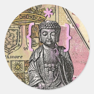 Redonda Pegatina de la aclaración