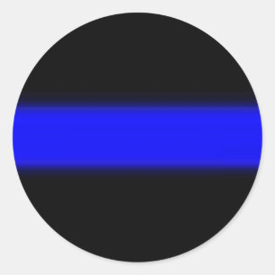 Redonda pegatina de la aplicación de ley de la policía