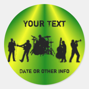 Redonda Pegatina de la banda