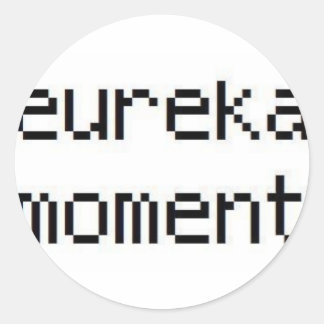 Redonda Pegatina de la banda del momento de Eureka