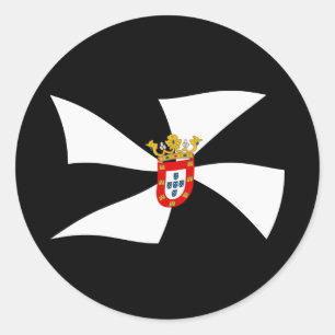 Redonda Pegatina de la bandera de Ceuta