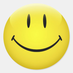Redonda Pegatina de la cara