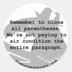 Redonda Pegatina de la condición del aire