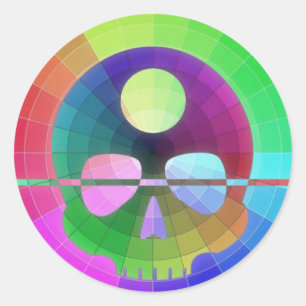 Redonda Pegatina de la creación