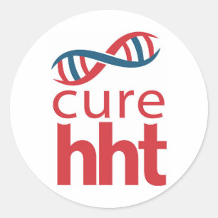 Redonda Pegatina de la curación HHT