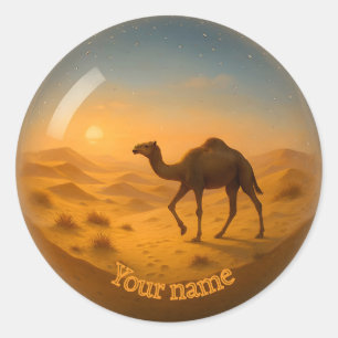 Redonda pegatina de la Esfera de Vidrio para Camellos del 