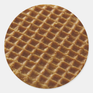 Redonda Pegatina de la galleta de Pizzelle