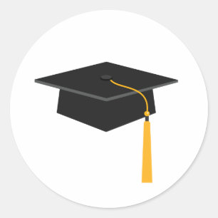 Redonda Pegatina de la graduación