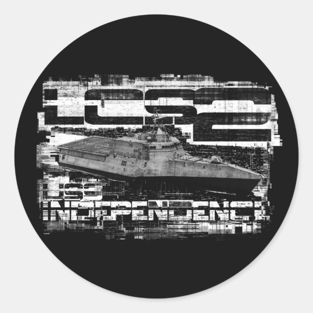 Redonda Pegatina de la Independencia del Litoral de Combat (Anverso)