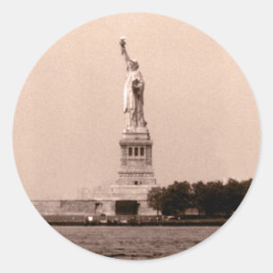 Redonda Pegatina de la libertad