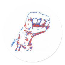 Pegatina de la lucha de Trump