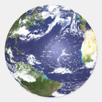 Redonda Pegatina de la madre tierra