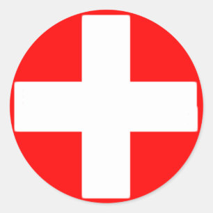 Redonda Pegatina de la patrulla - cinco