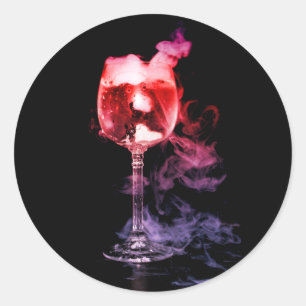 Redonda Pegatina de la poción mágica