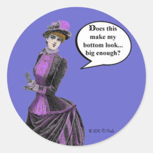 Redonda Pegatina de la pregunta