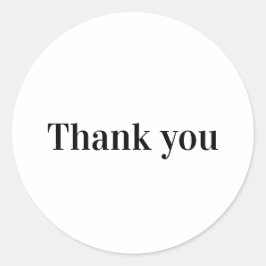 Redonda Pegatina DE LA RONDA CLÁSICA DE ESTILO DE TEXTO MÍ