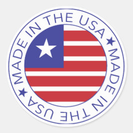 Redonda Pegatina de la Ronda de Estados Unidos