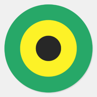 Redonda Pegatina de la Ronda de Mod de Jamaica 2