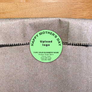 Redonda Pegatina de la ronda de negocios del Día de la Mad