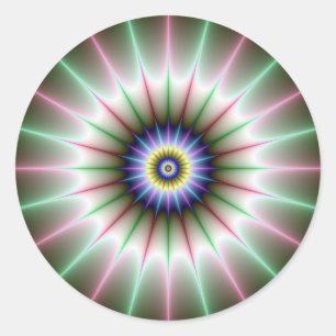 Redonda Pegatina de la ronda estelar de reloj