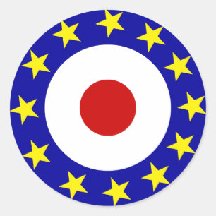 Redonda Pegatina de la Ronda Euromod